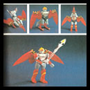 Le pose del Red Falcon