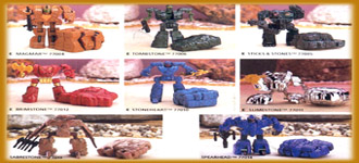 Il catalogo coi cattivi delle prime tre serie